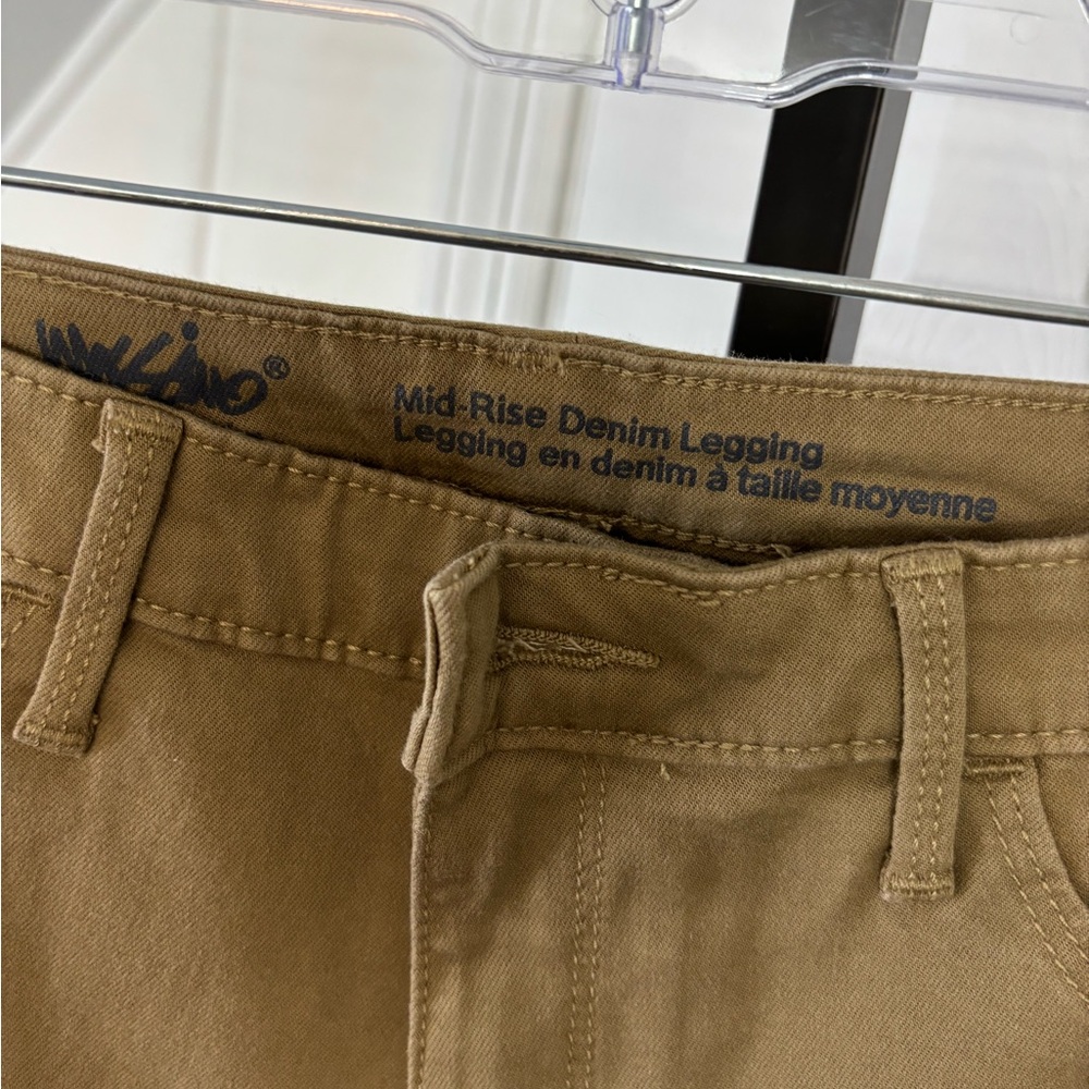 Mossimo Mid-Rise Tan Denim Leggings